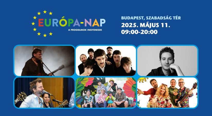 Ha május, akkor Európa-nap: családi programok, futóverseny és koncertek a Szabadság téren