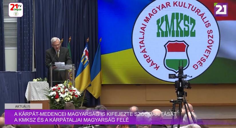 Aktuális (2025.04.24) A Kárpát-medencei magyarság is kifejezte szolidaritását a KMKSZ és a kárpátaljai magyarság felé (videó)