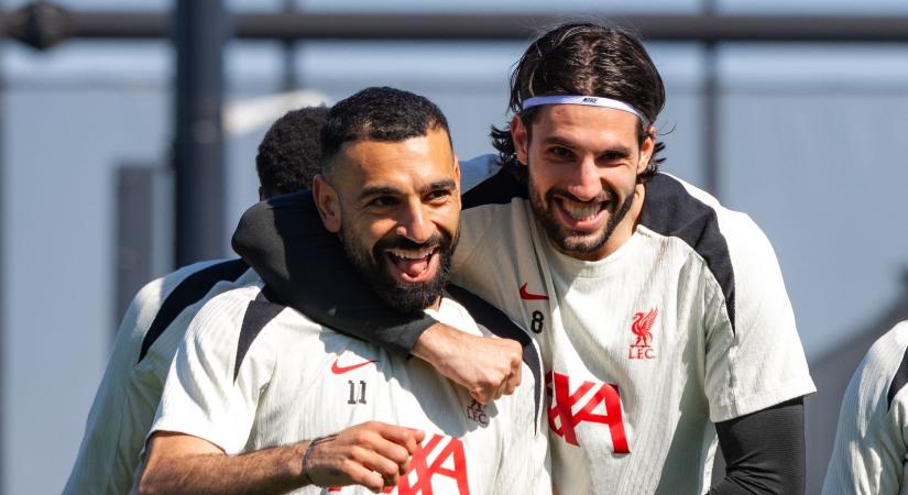 Salah Szoboszlainak egy hajó fedélzetén ismerte el: "Gyorsabb vagy nálam" - videó