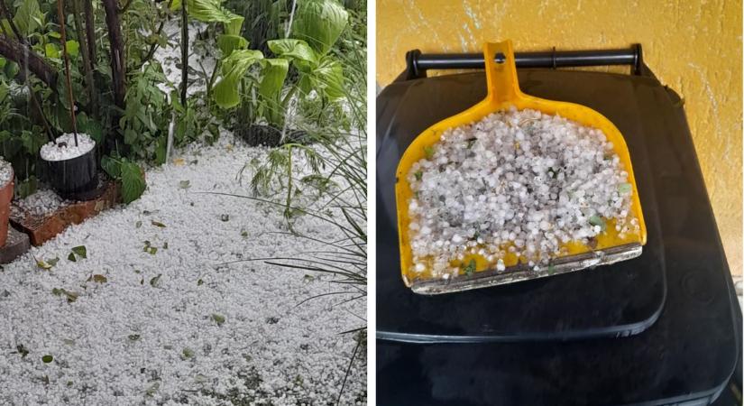 Videó: Lecsapott a vihar, jég is esett Fehérvár közelében