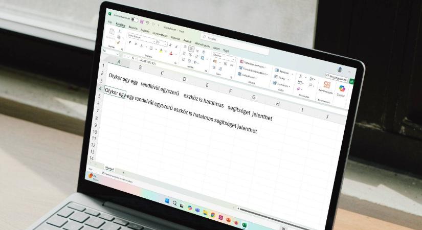 Felesleges szóközök automatikus eltávolítása szövegekből az Excelben