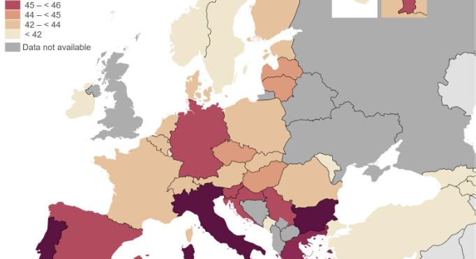 Döbbenetes mértékű Európa elöregedése