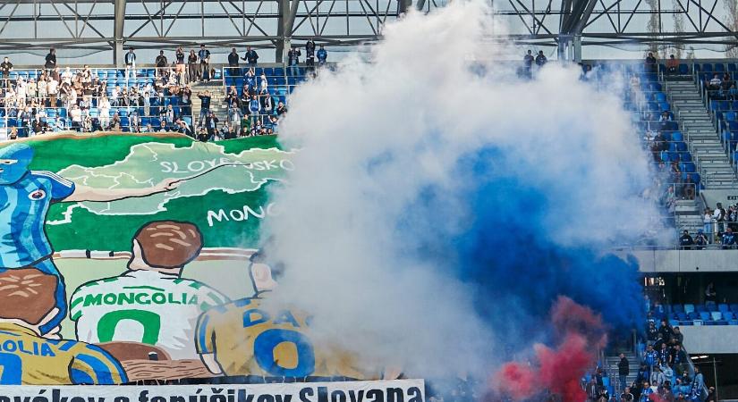 Slovan-DAC: Nevetséges büntetést kapott a magyargyalázásért a pozsonyi csapat