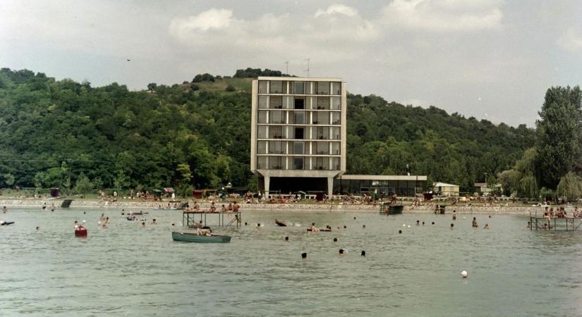 Oroszlán a kempingnél, nyári készülődés a Balatonnál