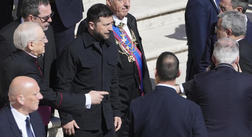Villámtárgyalást folytatott Rómában Volodimir Zelenszkij és Donald Trump