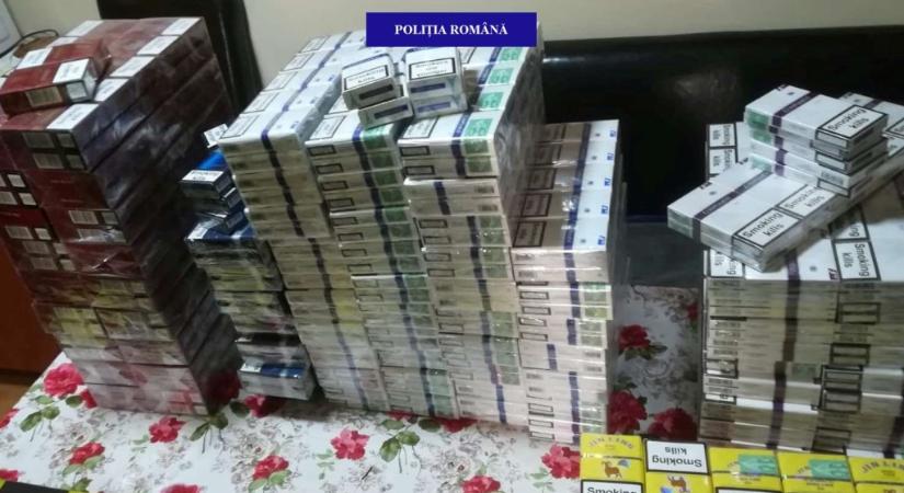 Idei fogás: közel 17 millió szál csempészett cigaretta és féltonna dohány