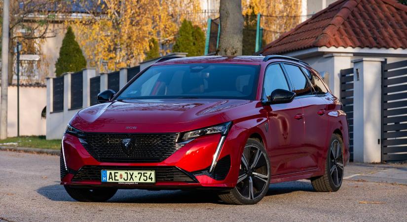 A dinnyét sem sörrel öblíted le - Teszt: Peugeot 308 SW PHEV 180 e-EAT8 GT - 2024.