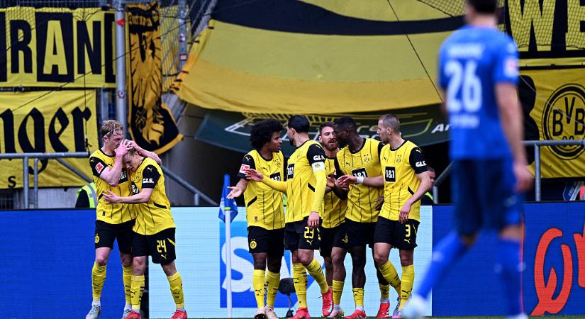 Bundesliga: fordulatos, ötgólos meccsen győzte le a Hoffenheimet a Borussia Dortmund – videóval