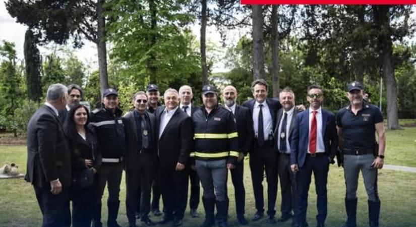 „Grazie!” – Orbán Viktor köszönetet mondott az olasz egyenruhásoknak (FOTÓ)
