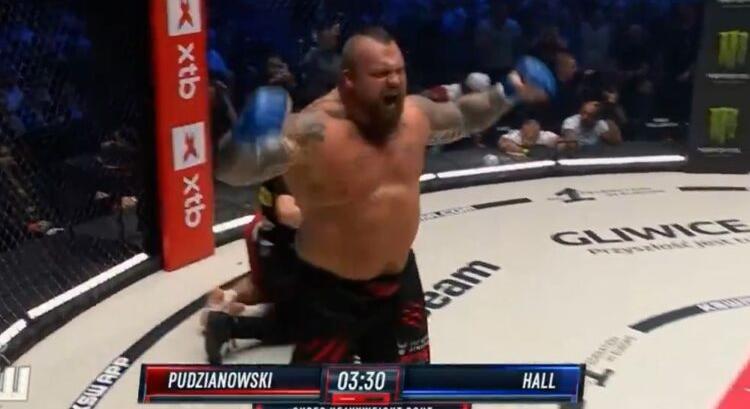 Eddie Hall villámgyorsan elintézte Mariusz Pudzianowskit - TDMG