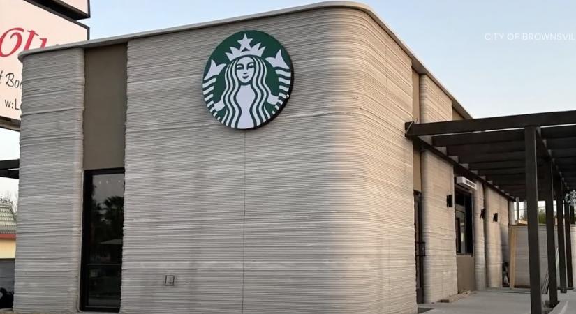 3D-nyomtatott Starbucks nyílik Texasban