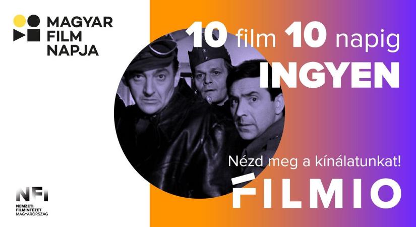 Ingyenesen nézhető filmekkel ünnepli a Magyar Film Napját a FILMIO