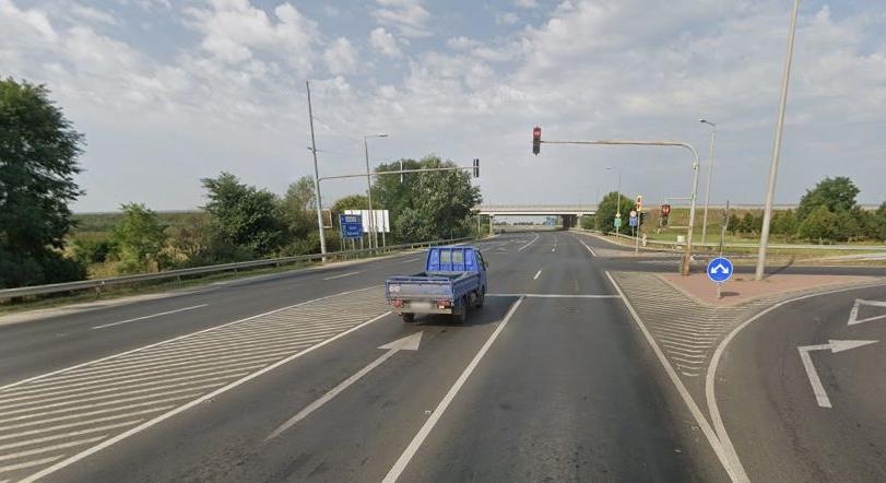 Hármas karambol Debrecen határában