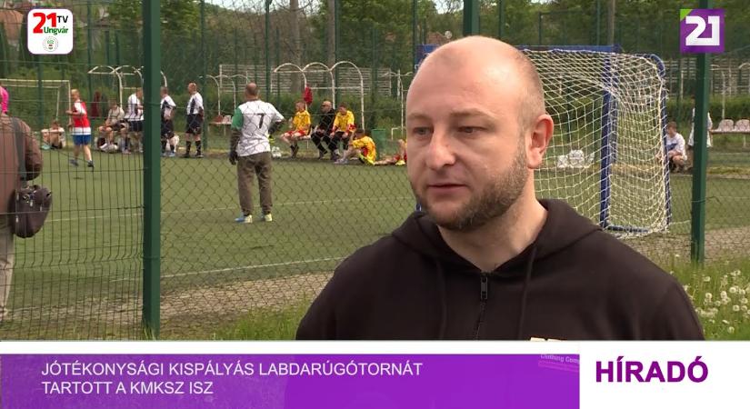 Jótékonysági kispályás labdarúgótornát tartott a KMKSZ ISZ (videó)