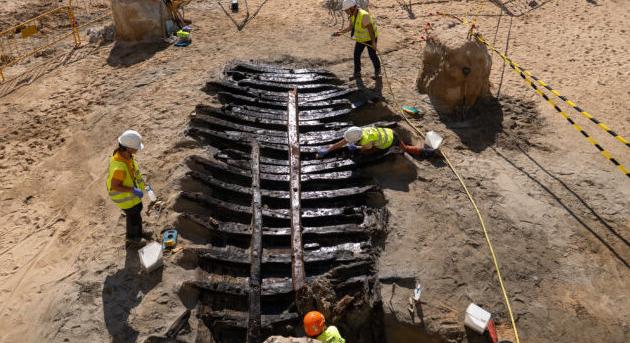 500 éves középkori hajóra bukkantak Barcelonában