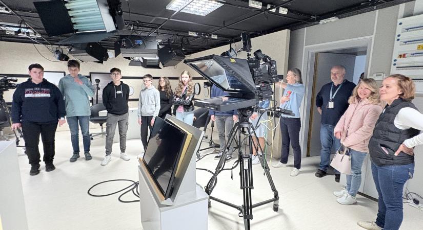 A Liszt Médiások jártak a Vásárhelyi Televíziónál