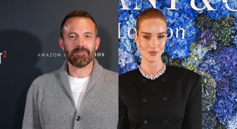 Ben Affleck nagyon megviselten lépett utcára, Rosie Huntington-Whiteley dekoltázsa mindent visz