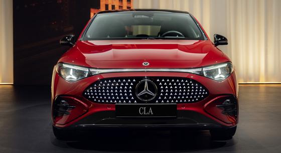 Magyar árakat kapott a közel 800 kilométeres hatótávú új Mercedes CLA villanyautó