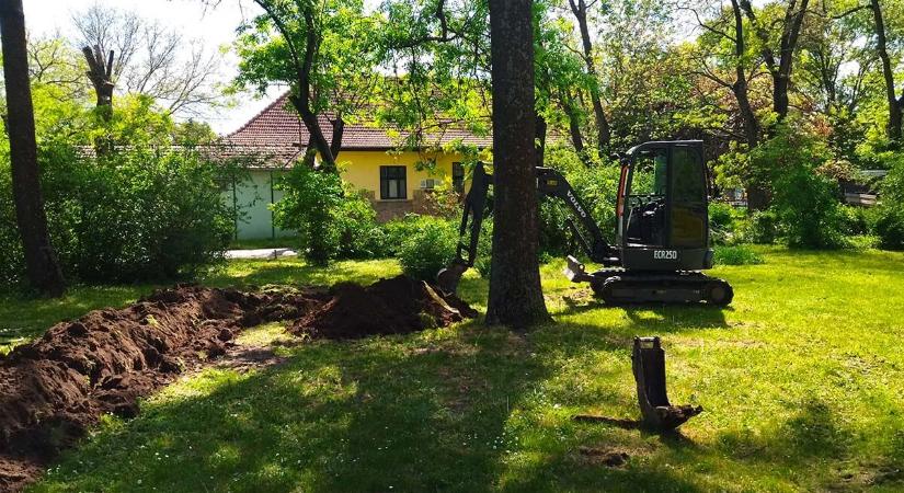 Gázvezetéket szakított egy munkagép Csabacsűdön