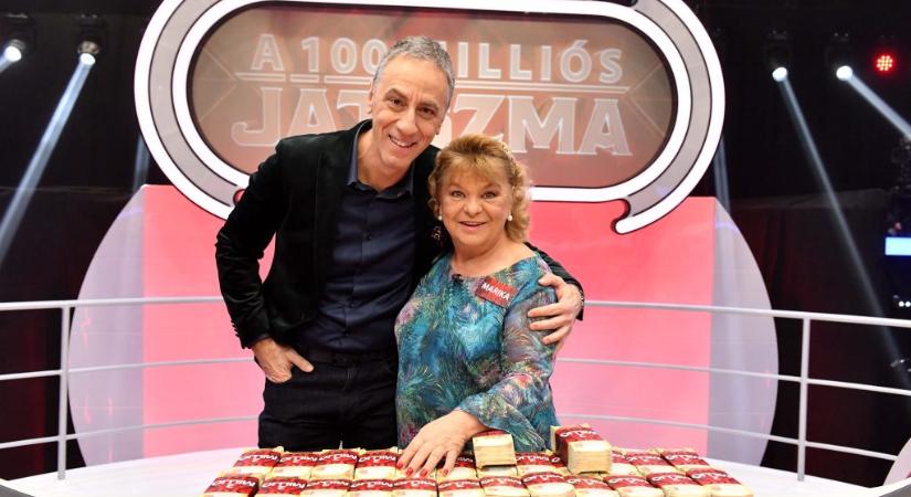 8 millió forintot kaszált Oszvald Marika és Csonka András A 100 milliós játszmában