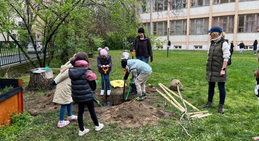 Közösségi faültetéssel és játékos szemléletformálással ünnepelte a Föld napját a Direct One