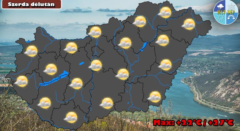 Napos, száraz idő várható április utolsó napján