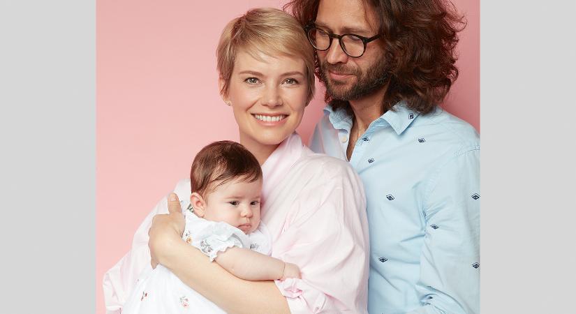 Osvárt Andrea és párja Milán – A happy end neve: Luna Gréta