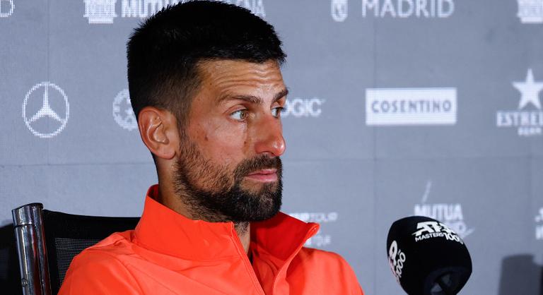 Visszalépett a római mestertornától Novak Djokovics, aki szettet sem nyert még idén salakon