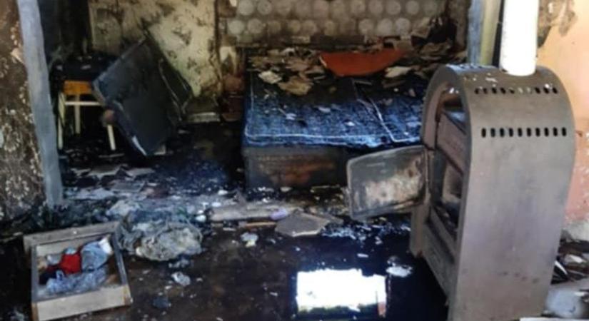 "Egy életünk munkája lett oda" - tűz pusztította el a rudabányai család otthonát