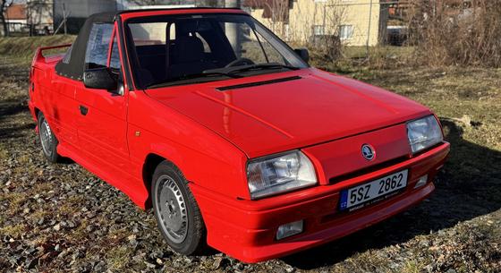 Méregdrága csehszlovák időgép ez a nyitható tetejű Skoda Favorit