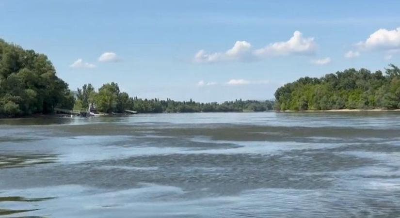 Megmutatta erejét a természet, ijesztő jelenséget videóztak le a Dunán