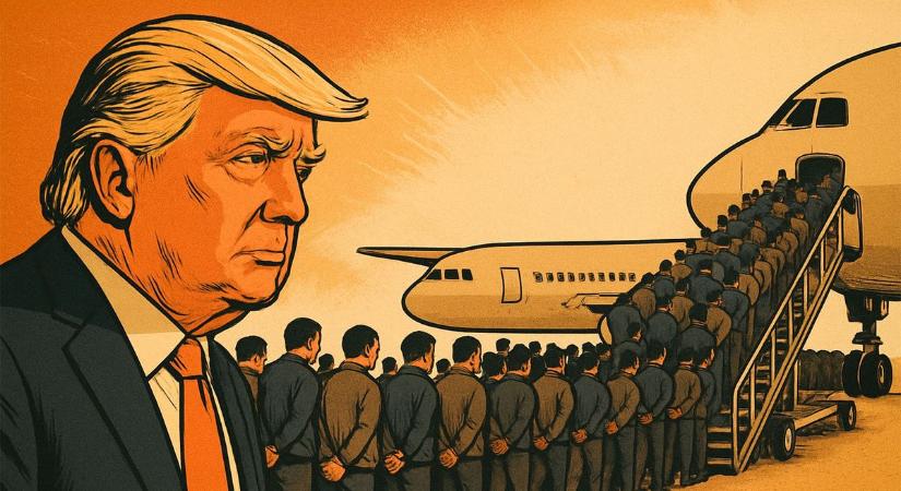 Erős képpel demonstrálta a Fehér Ház, hogy Trumpnak eddig hány illegális bevándorlót sikerült deportálnia