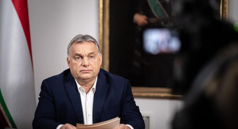 Orbán Viktor reggeli beszédében próbálta megmagyarázni Európa legrosszabb gazdasági adatát