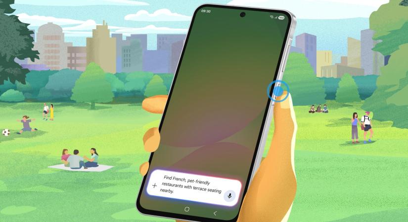 Egyes Galaxy A mobilokon is gombnyomásra indulhat az AI