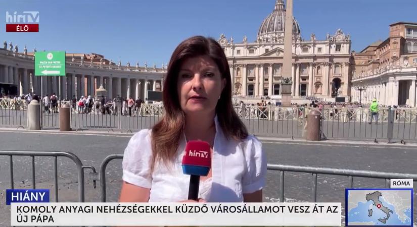 Komoly anyagi nehézségekkel küzdő városállamot vesz át az új pápa  videó