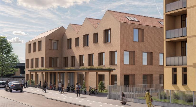 Több udvar, kevesebb ház! – A CAN Architects díjazásban nem részesült terve a nagykátai Váci Mihály általános iskola pályázatán