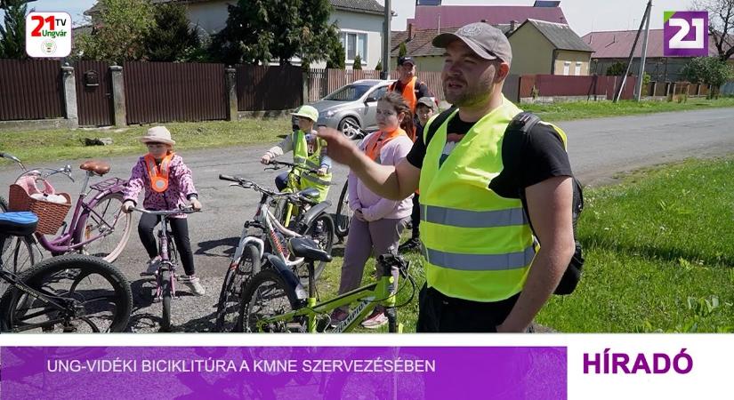 Ung-vidéki biciklitúra a KMNE szervezésében (videó)