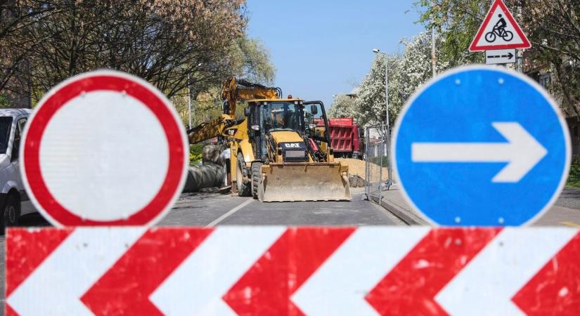 Felújítják a város útját, megváltozott a forgalmi rend is