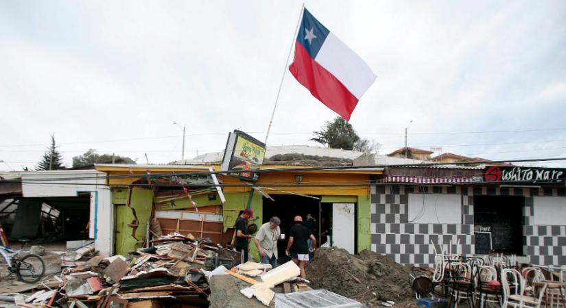 Újabb erős földrengés rázta meg Chile és Argentína partjait