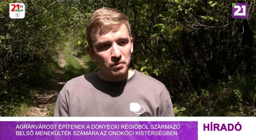 Agrárvárost építenek a donyecki régióból származó belső menekültek számára az Onokóci kistérségben (videó)