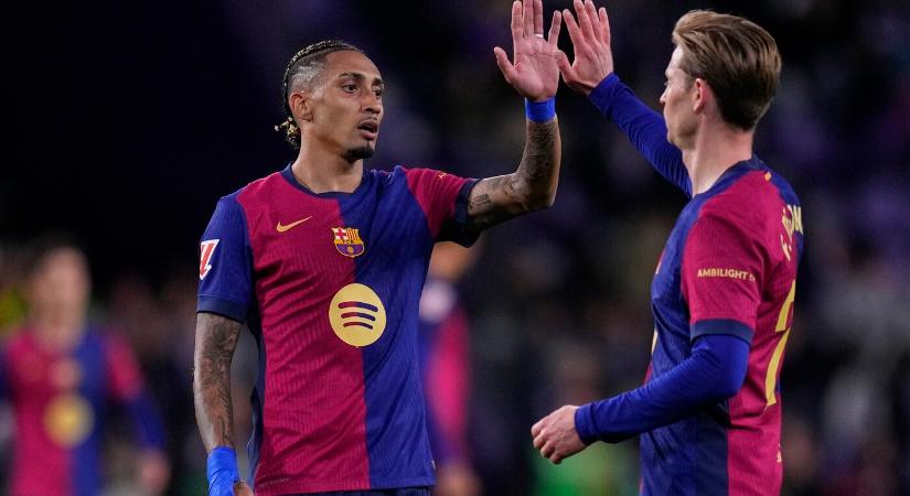 La Liga – Fordított és nyert a Valladolid vendégeként a Barcelona