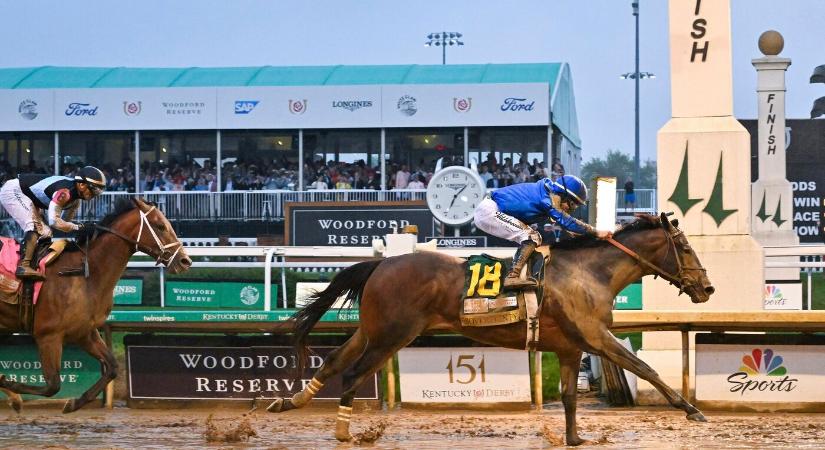 Eső, sár és meglepetésgyőztes a 151. Kentucky Derbyn