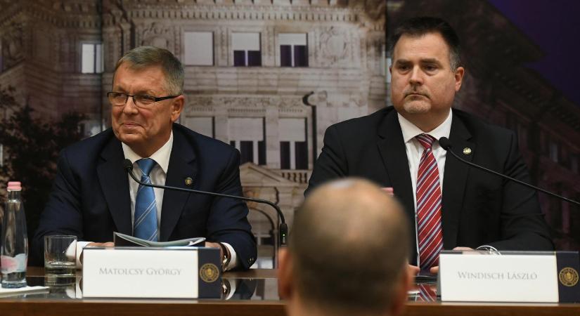 Windisch László ÁSZ-elnök szerint Matolcsy György büntetőjogi felelőssége nem merült fel az MNB-alapítványok ügyében