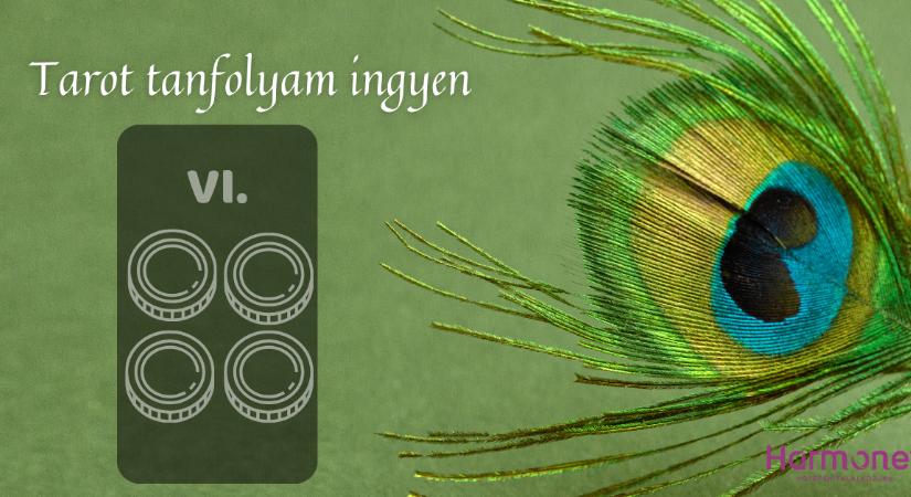 Érmék Négyese - Számozott kártyák a tarot kis arkánumában
