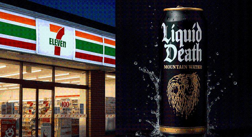 Hogyan (nem) lesz egy amerikai márkából nemzetközi siker? 7-Eleven és Liquid Death példa