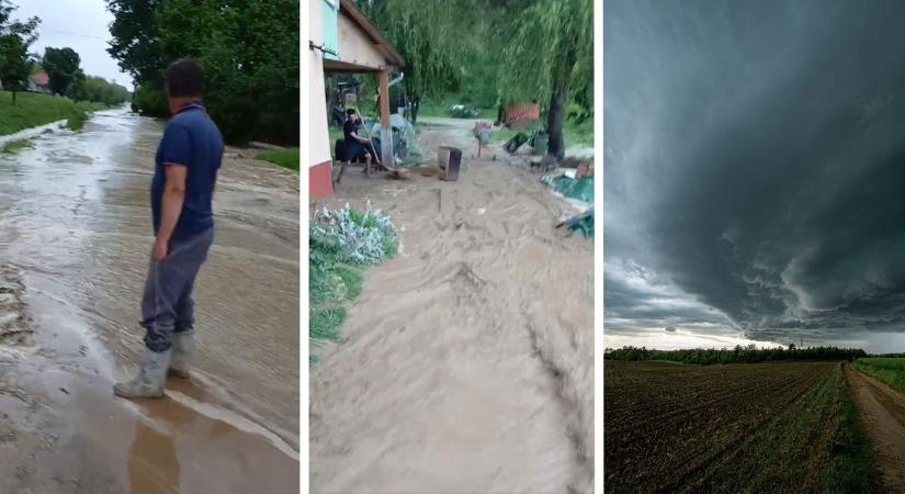 Így tombolt a vihar Somogyban, videón a szupercella pusztítása