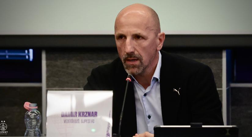 Az Újpest edzőjét csak a legnagyobb célok motiválják: "Elsősorban trófeákért és az európai kupaindulásért harcolok"
