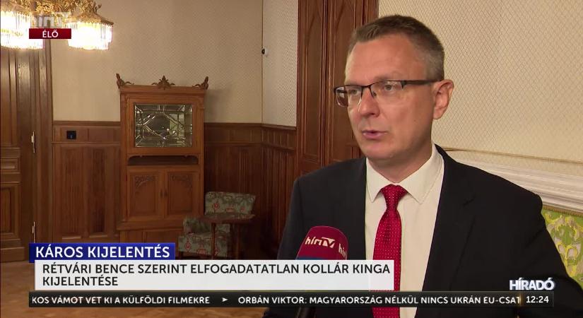 Rétvári Bence: Felháborító az, amit Kollár Kinga Brüsszelben mondott  videó