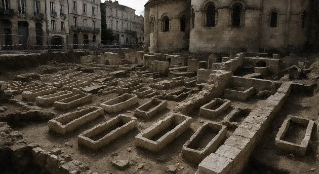 Meroving kori nekropolisz került elő Bordeaux belvárosában