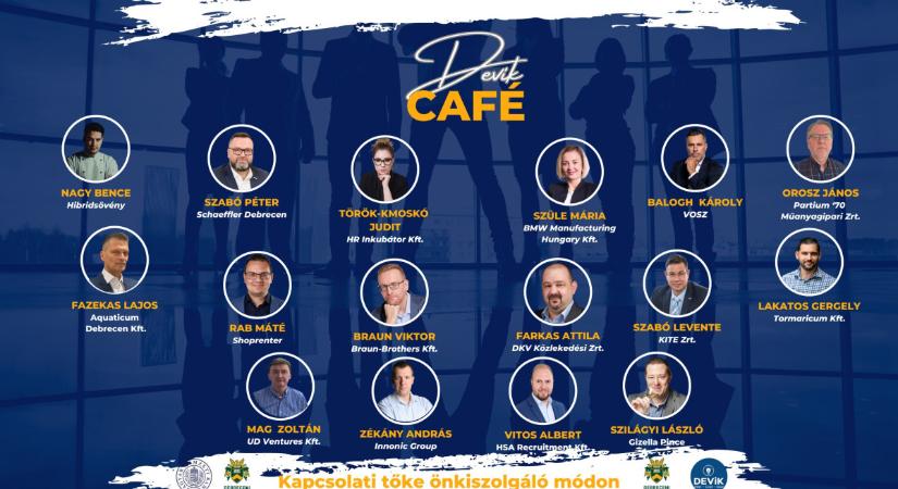 Kapcsolati tőke önkiszolgáló módra: sikeres vezetők várják leendő mentoráltjaikat a DEViK Caféban